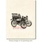 Deep Red Stamps Early Motorcar Rubber Cling Stamp 3 x 2.1 inches
